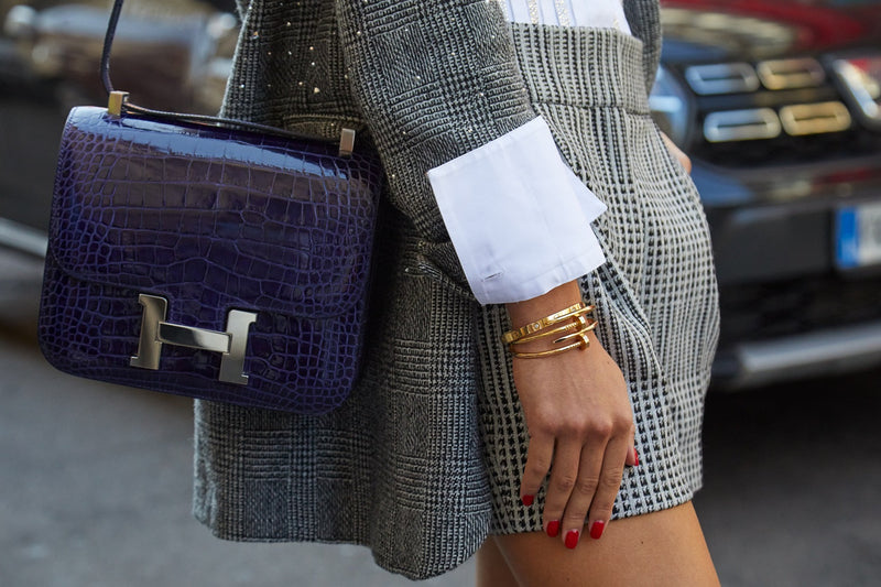 Elevate Your Fall Style with Wool Shorts Paired with a Plaid Blazer