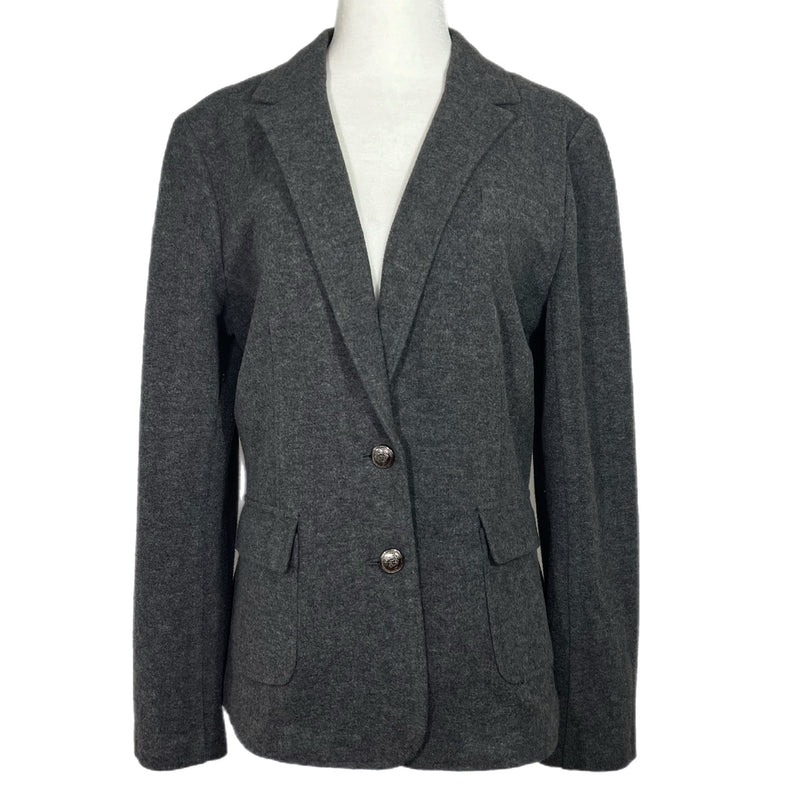 PRE-OWNED - Maison Jules Gray Blazer with Silver-Toned Button Detail Size small secondhand shopping 