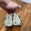 PRE-OWNED - Rachel Zoe Embossed Python Snakeskin Caged Sandals Size 6.5