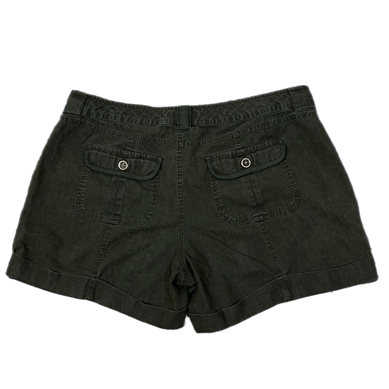 PRE-OWNED - Apt. 9 Green Linen Blend Cargo Short