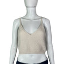 PRE-OWNED - Wild Fable Spaghetti Strap Sweater V Neck Cropped Shirt Style and Give - Second hand Shopping - Thrifting