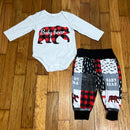 PRE-OWNED - Baby Bear Long Sleeve Bodysuit with Matching Pants Set 3 to 6 Months Style and Give Secondhand Shopping 