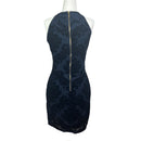 PRE-OWNED - B. Darlin Juniors 7/8 Sleeveless Navy Patterned Dress