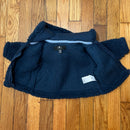 PRE-OWNED - 7 for All Mankind Navy Hooded Fleece Jacket Size 0 to 3 Months