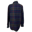 PRE-OWNED - POLO Ralph Lauren Purple Plaid with Peacock Design Long Sleeve Shirt