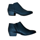 PRE-OWNED - NEW IN BOX Style & Co Wiley Black Smooth Ankle Boots Size 12
