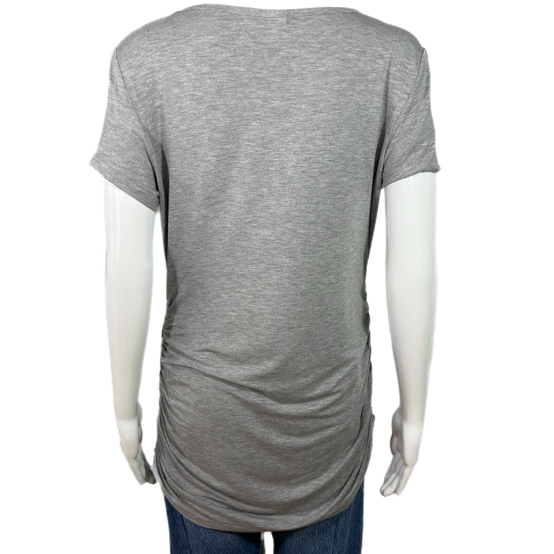 PRE-OWNED - Smallshow Maternity Grey Short Sleeve T-Shirt