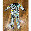 PRE-OWNED - Peregrine Kidswear Splatter Paint Footie Onesie Size 18-24 Months Style and Give Secondhand Shopping 