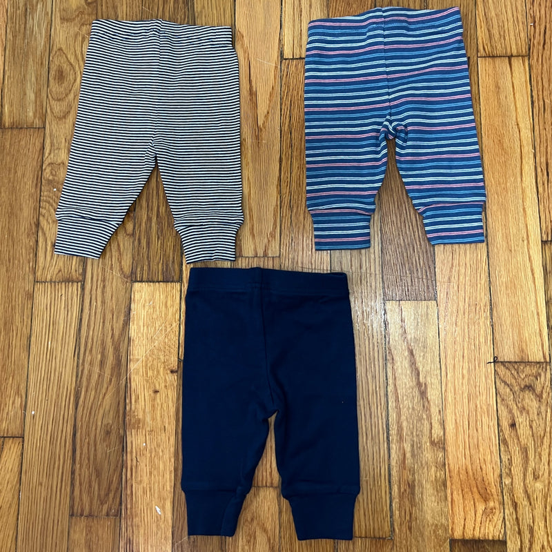 PRE-OWNED - Carter's Just One You Set of 3 Pants Size - 3 Months