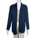 PRE-OWNED - the cashmere project Navy Open Front Cardigan Size Small Style and Give - Secondhand Shopping for Good