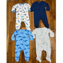 PRE-OWNED - Carter's Just One You Set of 4 Footed Onesies 6 Months Style and Give Secondhand Shopping