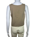 PRE- OWNED - H&M Tan Cropped Tank Top Size XL