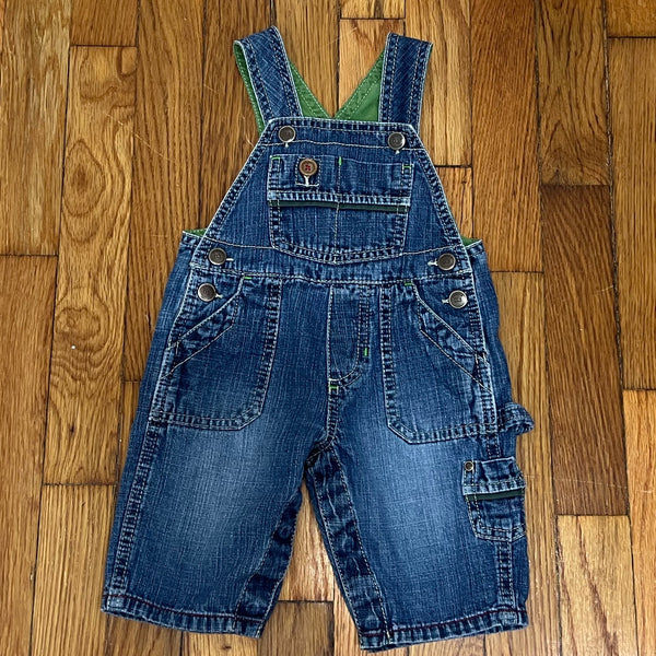 PRE-OWNED - Genuine Baby Blue Denim Overalls 6 Months Style and Give Secondhand Shopping 