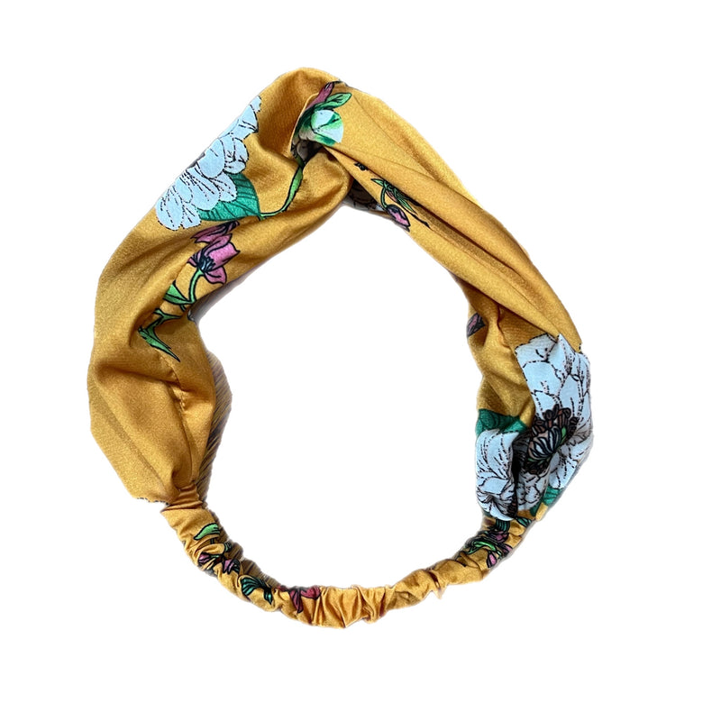 Floral Knotted Elasticized Hair Headband