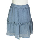 PRE-OWNED - Pink Lily Blue Patterned Skirt