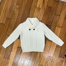 PRE-OWNED - Janie and Jack Ivory Cable Knit Sweater Size 18 to 24 Months Style and Give Secondhand Shopping