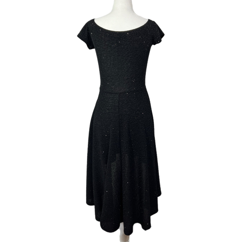 PRE-OWNED - Windsor Sparkly Black Cap Sleeve Dress PRE-OWNED - Windsor Sparkly Black Cap Sleeve Dress