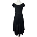 PRE-OWNED -  Windsor Sparkly Black Cap Sleeve Dress