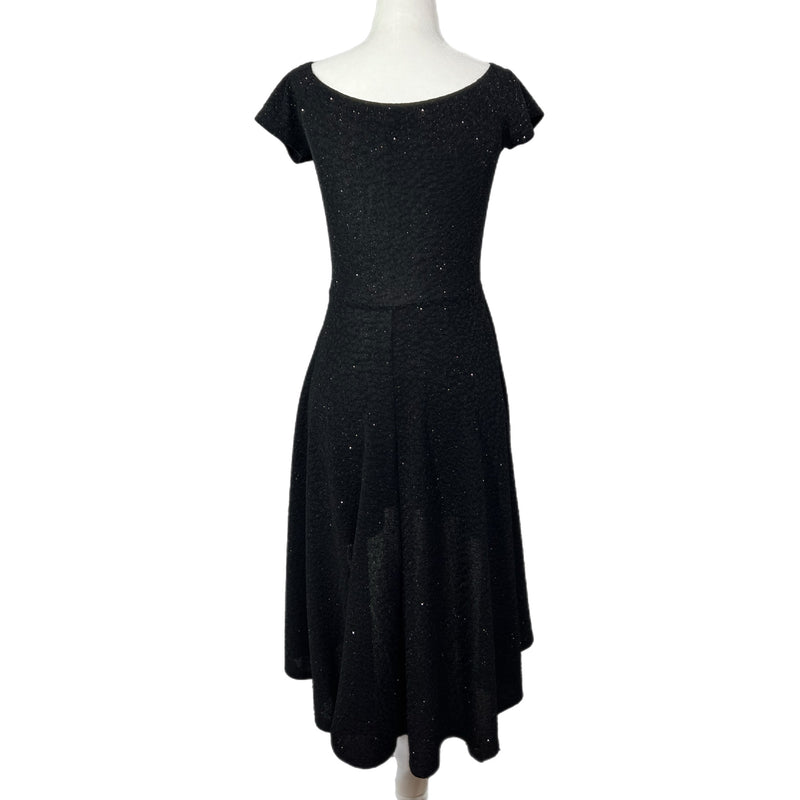 PRE-OWNED - Windsor Sparkly Black Cap Sleeve Dress PRE-OWNED - Windsor Sparkly Black Cap Sleeve Dress