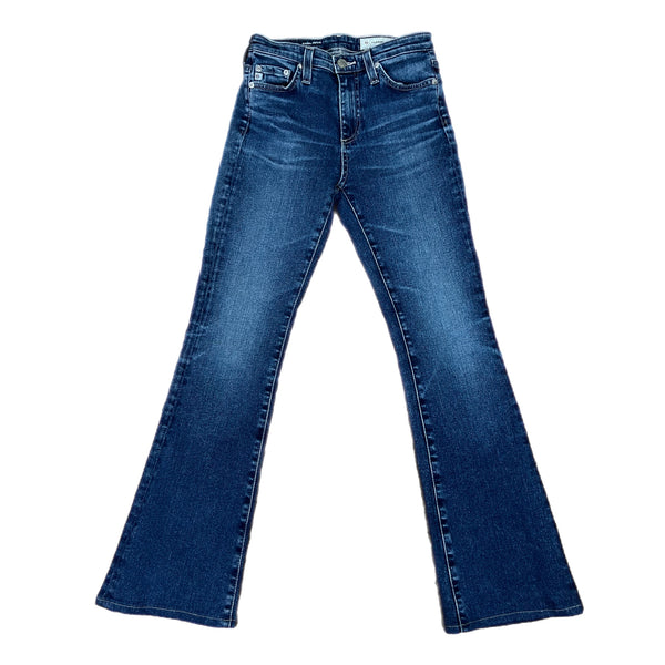 AG  Adriano Goldschmied  Anthropologie Boat Cut Petite Denim Jean