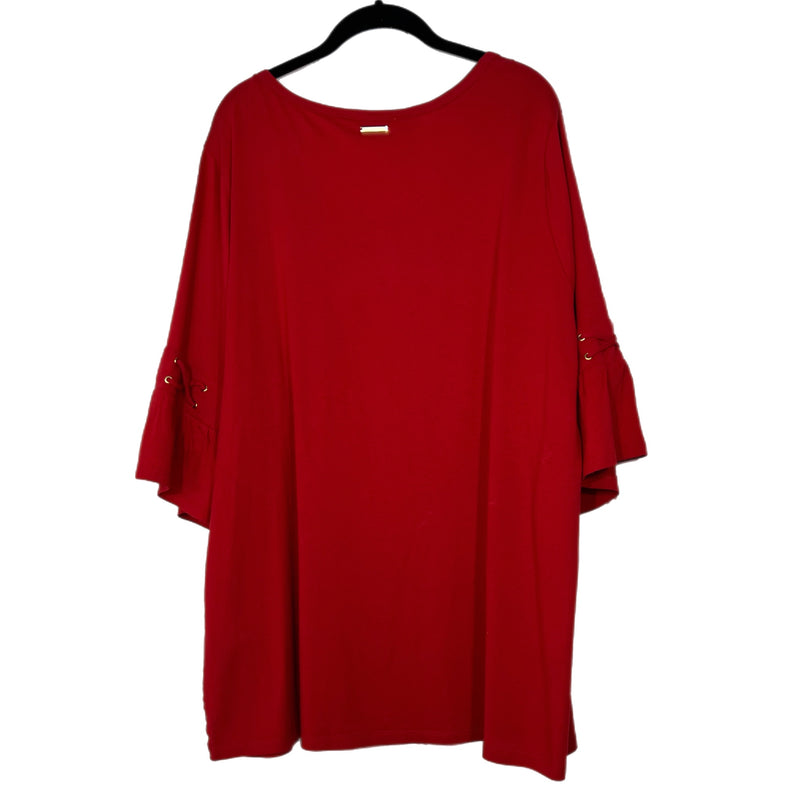 PRE-OWNED - Michael Michael Kors Red Short Sleeve Top