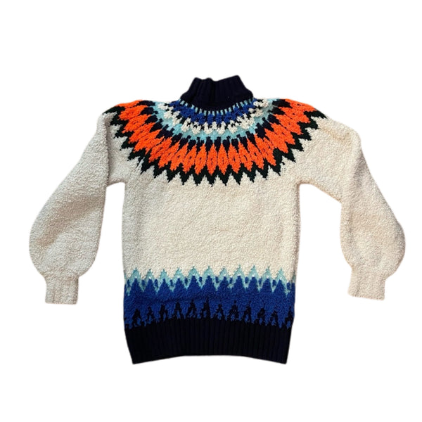 Pilcro Anthropologie Fair Isle Sweater - Luxury Preowned Preloved Shopping 