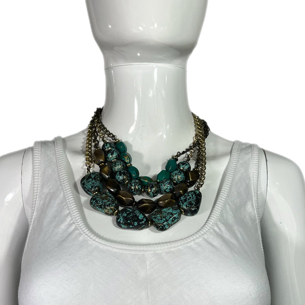 Fashion Beaded Four Tier Necklace