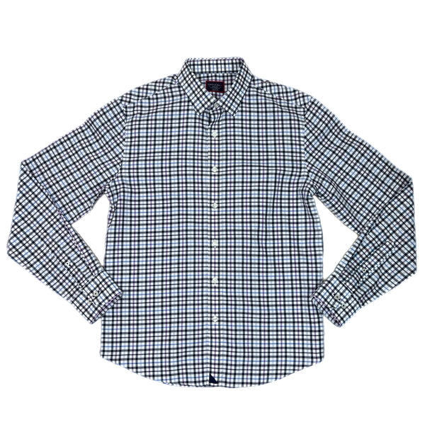 PRE-OWNED - Untuckit Plaid Long Sleeve Slim Fit Shirt