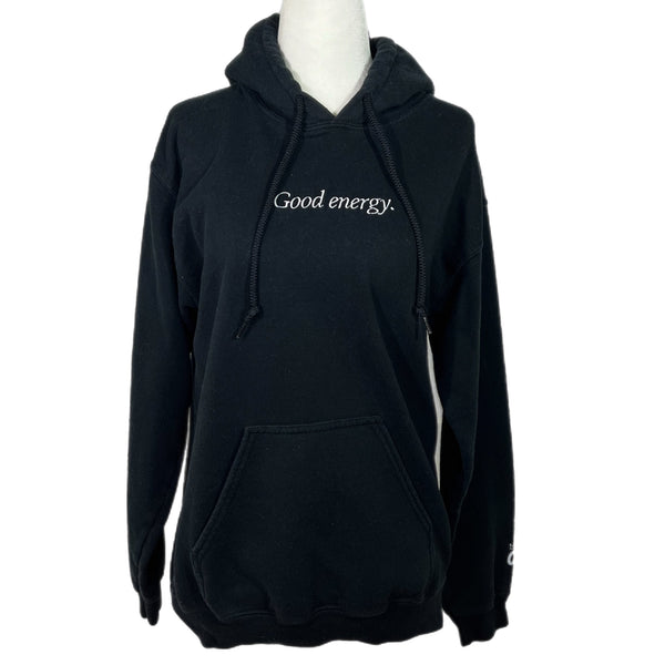 PRE-OWNED - Good Energy Black Size Small Hoodie preloved secondhand shopping Style and Give