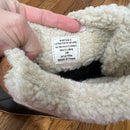 PRE-OWNED - KHOMBU Insulated Waterproof Brown Faux Fur with Real Leather Trim Boots