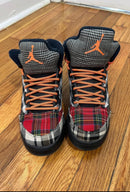 PRE-OWNED - Nike Air Retro Plaid Sneaker Youth Size 5.5