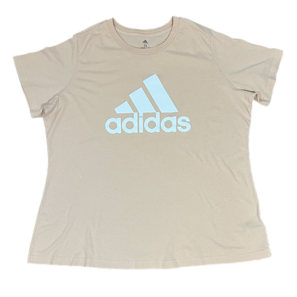 PRE-OWNED -  Adidas Light Pink Short Sleeve T-Shirt - 3X