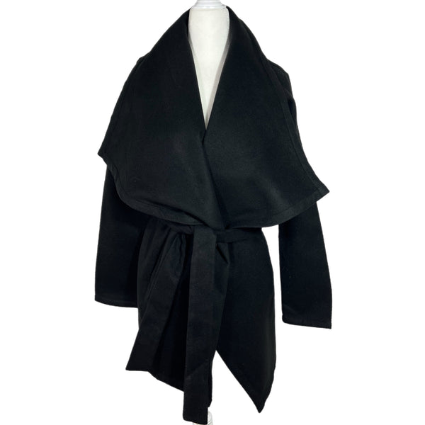 PRE-OWNED - Salty Black Wrap Jacket with Belt