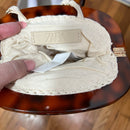 PRE-OWNED - Zara Ivory Crochet Fringe Handbag