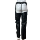 PRE-OWNED - Harley-Davidson Women's Black Leather Chaps Size Small