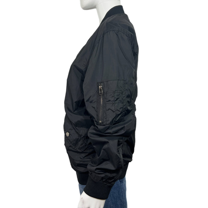 PRE-OWNED - H&M  L.O.G.G. Black Bomber Jacket