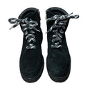 PRE-OWNED - Aquatalia Suede Black Moto Boot Size 5.5 Style and Give resale shopping 