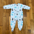 PRE-OWNED - Sterling Baby Jungle Friend Footie Size 6 Months