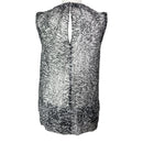 PRE- OWNED  - Rebecca Taylor White Noise Silk Sleeveless Blouse