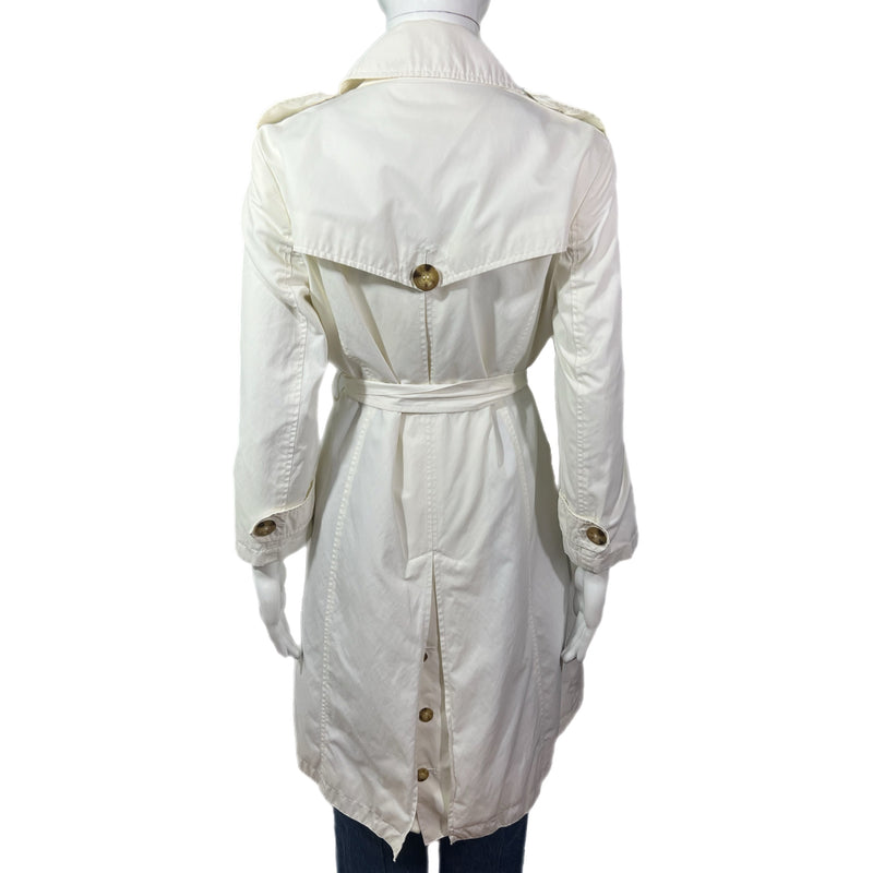 PRE-OWNED - Michael Kors Ivory Trench Coat