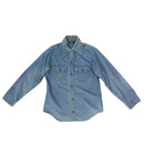 Pre-owned Levi's Blue Corduroy Snap Button Down Long Sleeve Shirt Size large - resale vintage shopping 