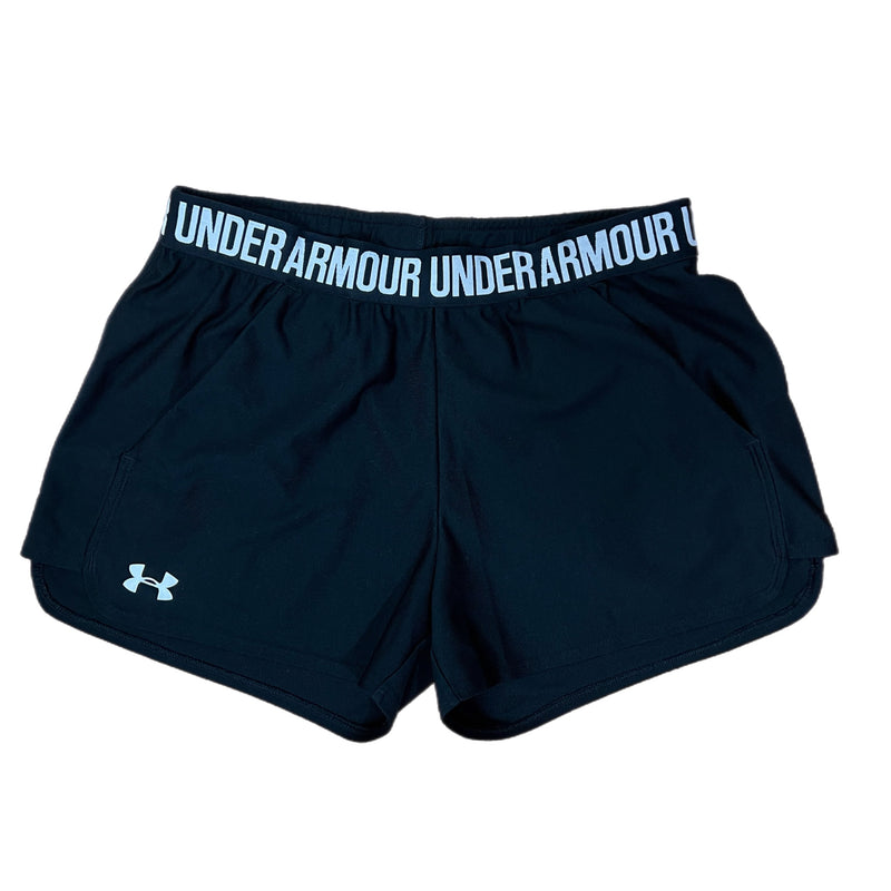 Under Armour Preowned Black Shorts Size Medium