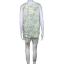 PRE-OWNED - KIKIT Green Tie-Dye Pajama Set (Tank top with Matching Shorts) Size Large