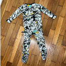 PRE-OWNED - Peregrine Kidswear Splatter Paint Footie Onesie Size 18-24 Months
