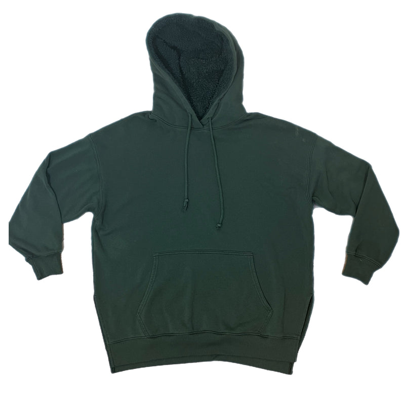 PRE-OWNED -  American Eagle Ahh-mazingly Soft Oversize Green Hooded Sweatshirt Size XS