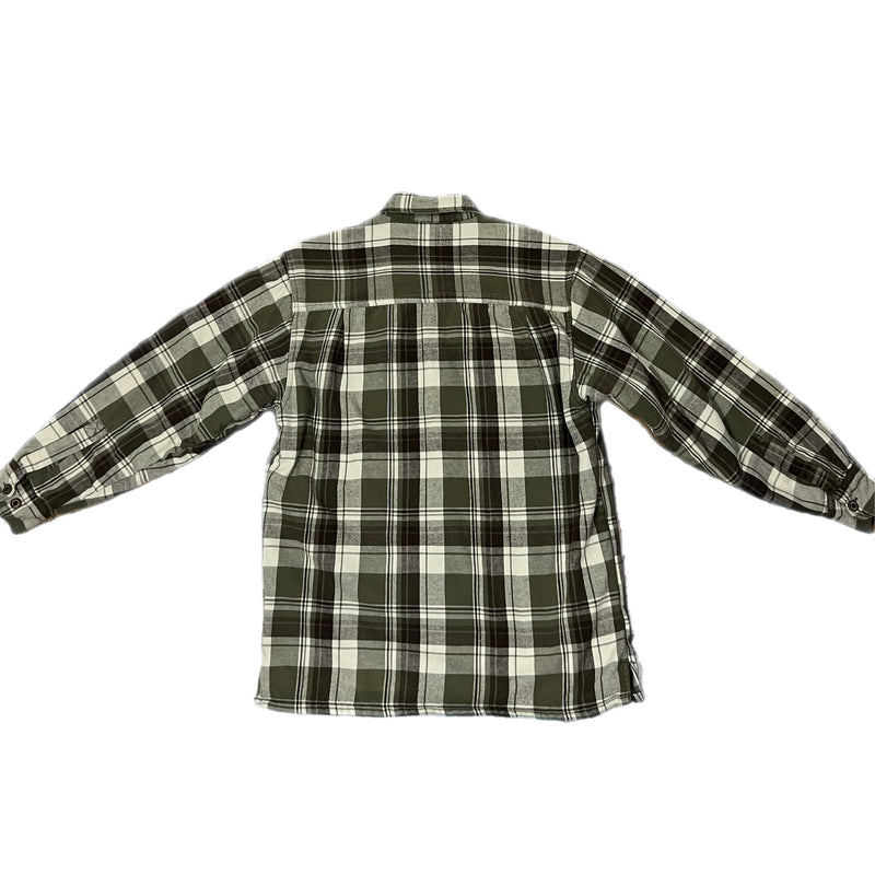 PRE-OWNED - Redhead Fleece Lined Green Plaid Shirt