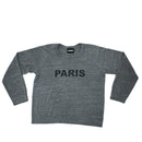 PRE-OWNED - Monrow Grey Paris Sweatshirt size small