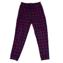PRE-OWNED - Janie and Jack Boys Red Tartan Hooded Sweatshirt with Matching Jogger Size 12