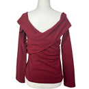 PRE-OWNED - CHICWISH Off the Shoulder Long Sleeve Shirt