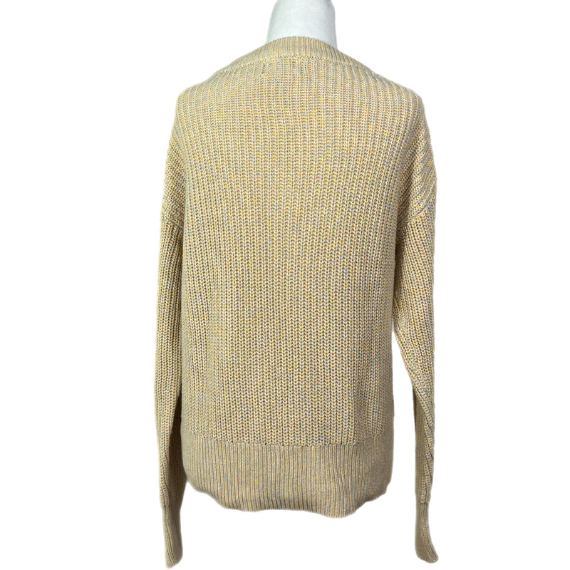 PRE-OWNED - Universal Thread Light Yellow Ribbed Cotton Sweater